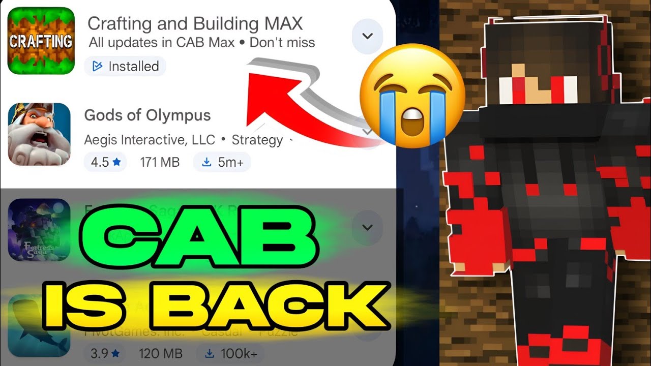 Finnally 🙏🏻😭😍 Crafting And Building Is Back  | Official Version | Craft OMG 