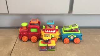 Fisher Price Peek-A-Boo Press And Go Block Circus Train