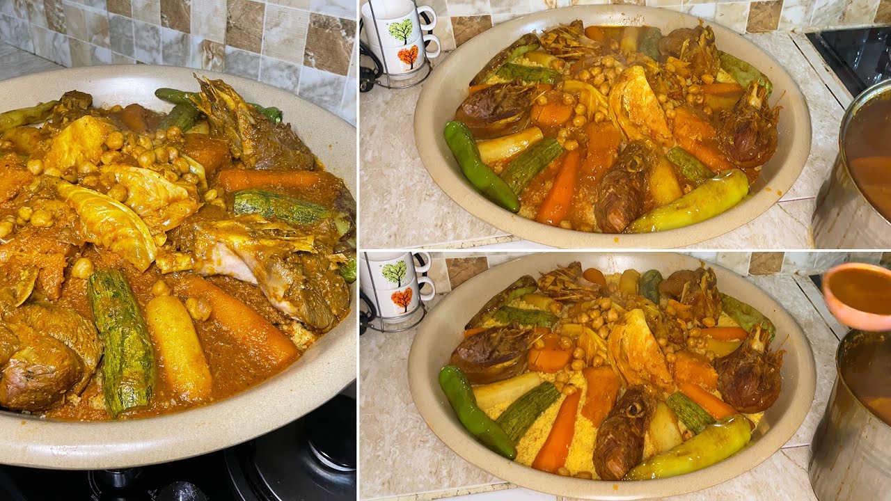 بين الطريقة الجزائرية و التونسية طيبت كسكسي بنييين مش نورمال كامل شكروني عليه ما بقات منو حتى حبة 😍