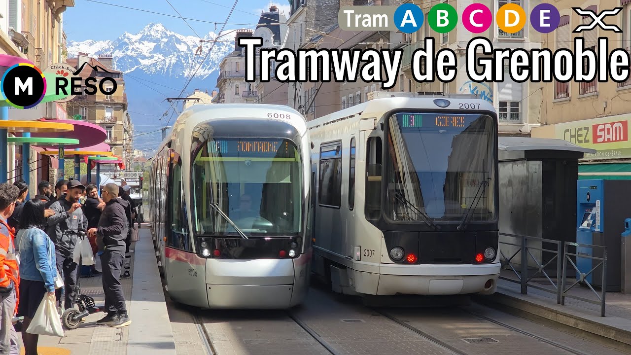 Tramway de Grenoble | Alstom Citadis | TFS | Reso M | TAG | Auvergne-Rhône-Alpes | France
