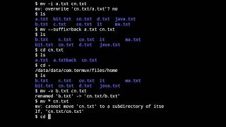 mv Linux command