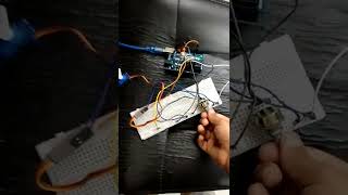 Control servo with potential metre - Arduino uno #robotics #arduino #potentiometer #servo
