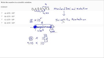 Convert a Decimal Number Less Than 1 to Scientific Notation