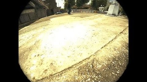 Session: Skate Sim kickflip fs board slow mo