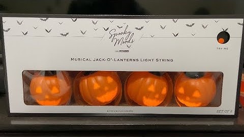 2021 Gemmy LED Projection Musical String Lights with sound (Big Lots Halloween)