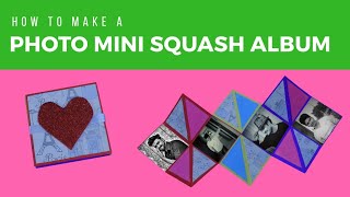 How to make Photo Mini Album | Squash Book | Quick Photo Album