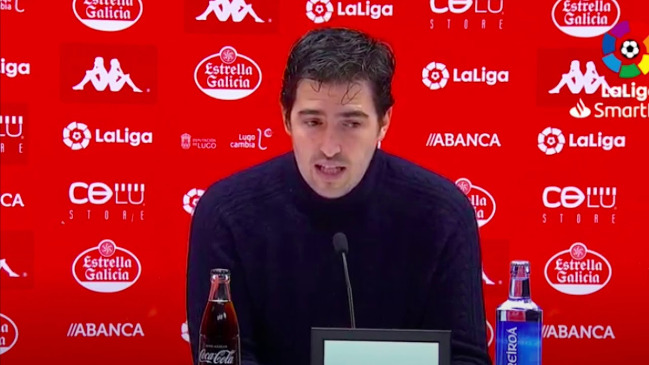 Andoni Iraola tras el Lugo 1-0 Rayo Vallecano - YouTube