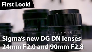 New Sigma Lenses 24Mm F2 And 90Mm F2.8 Dg Dn