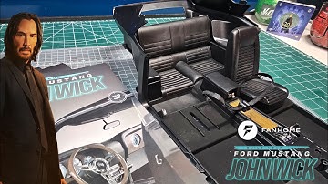 Fanhome John Wick 1:8 Mustang: Interior & Steering Column Build (Stages 27-32)