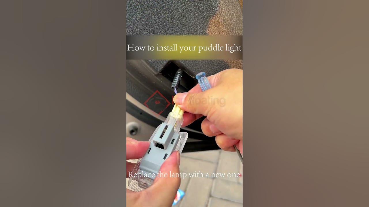 How To Replace Toyota Puddle Light YouTube