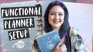 Functionele planner-opstelling ✨ Dashboard + Maandelijkse Happy Planner-indelingen