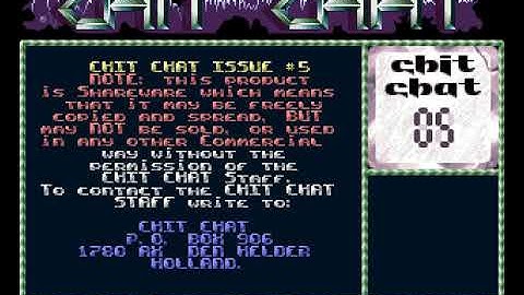 Mirage   Chit Chat #05 mp4 HYPERSPIN AMIGA INTRO CRACKTRO DEMO COMMODORE NOT MINE VIDEOS