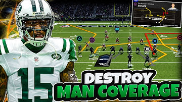 Destroy Man Coverage Easy Madden 22! How To Beat Man Coverage!