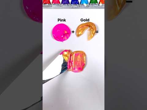 Unorthodox Color Mixing Recipes Colormixing Paintmixing Oddlysatisfying Artvideos Guessthecolor