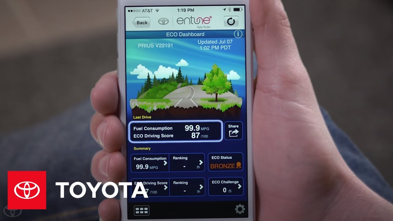 Toyota How-To: 2017 Prius Prime Apps – ECO Dashboard | Toyota