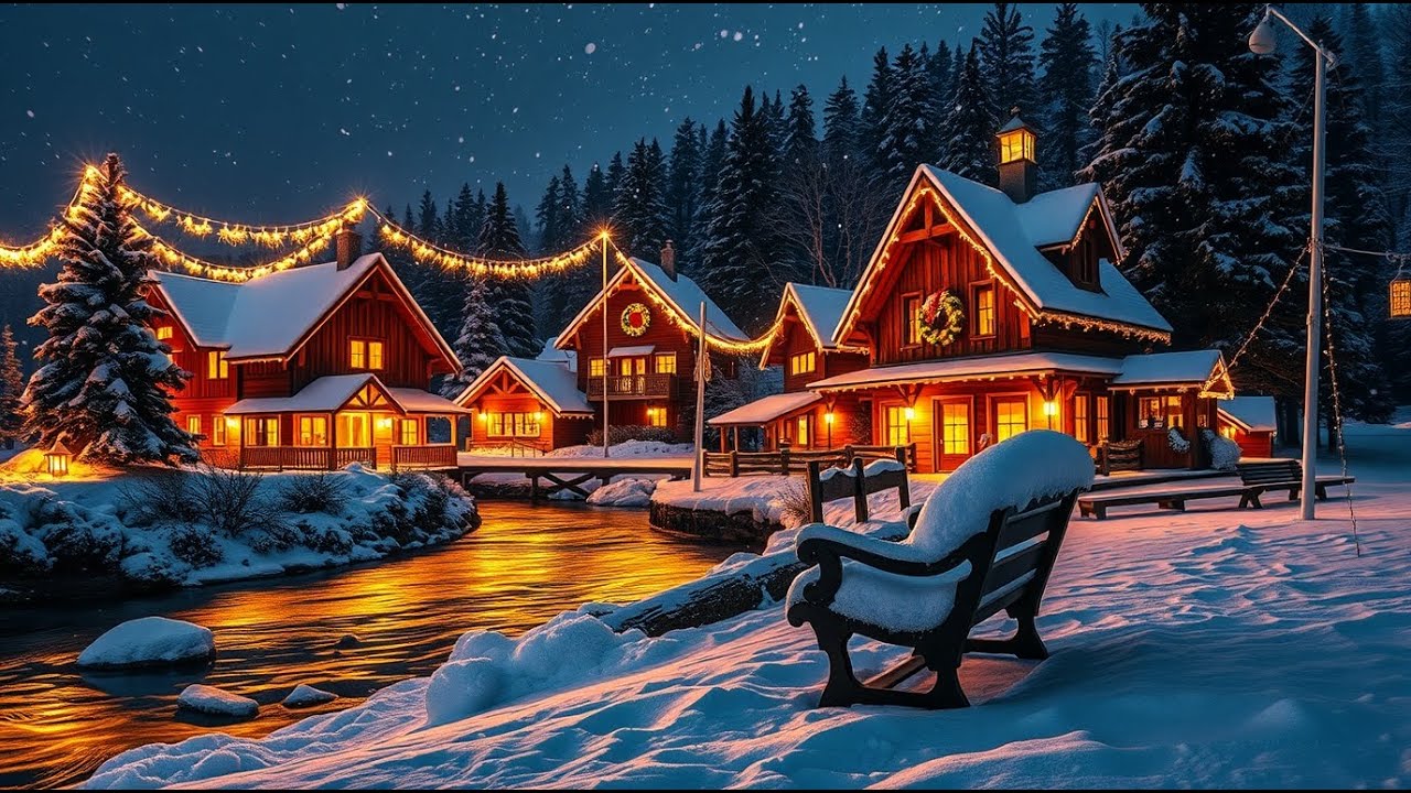 🔴 LIVE Winter Holiday Lofi 🎄❄️ Sleep Music, Calm Night & Peaceful Vibes