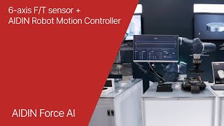 (KO+EN Sub) AIDIN Force AI⎟6-axis F/T sensor + AIDIN Robot Motion Controller