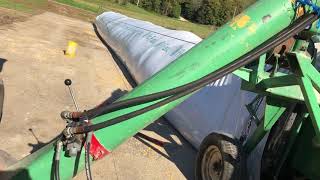 Grinding and bagging corn
