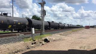 KCS 4195 tanker train, Rosenberg Texas 8/15/2021