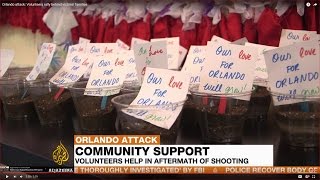 Orlando attack: Volunteers rally behind victims' families