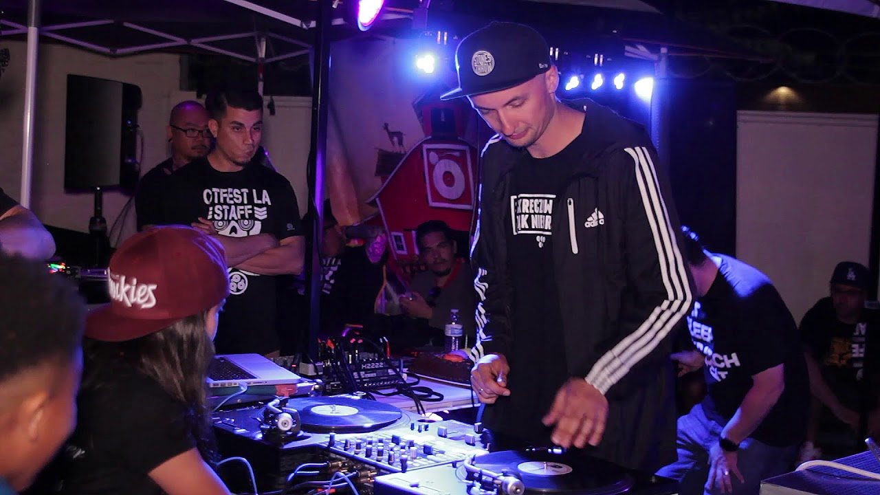 Cutfest LA 2017 Dj Falcon1 vs. Dj Selecta Kram beat juggling final