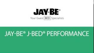 JAY-BE J-Bed Single Folding Bed with Performance Mattress | Deconti UK
