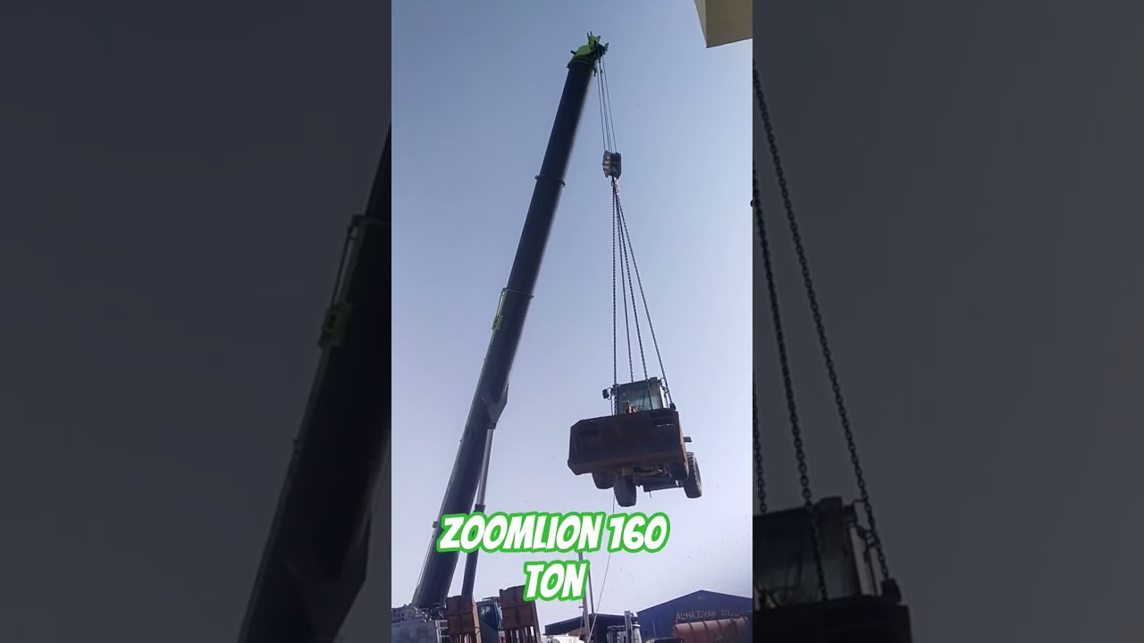 When a Crane Lifts a Loader 💪 | Heavy Machinery Work  