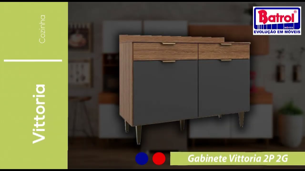 06.5218 Gabinete 2P 2G - Vittoria