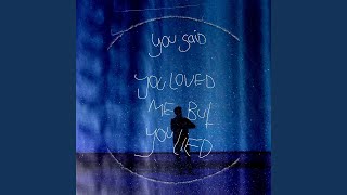 You Said You Loved Me but You Lied