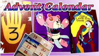 Advent Calendar Tutorial - Nightmare Before Xmas, Gravity Falls & Yugioh