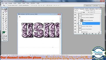 How to use layer menu in Adobe photoshop Urdu/Hindi Tutorial Lesson 8 (C)