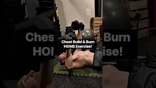 Chest Build & Burn HOME Exercise! ⚡️💪⚡️ #shorts #chestworkout #fitover50
