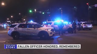 Fallen officer honored, remembered