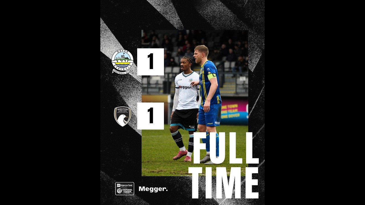 Highlights: Dover Athletic 1-1 Weston Super Mare