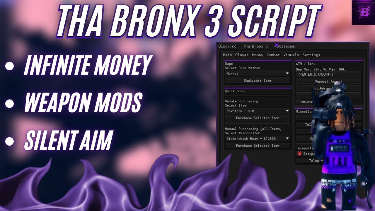 [BEST🔥] PAID Tha Bronx 3 Script | Auto Farm | Aimbot | Visuals | & More ...