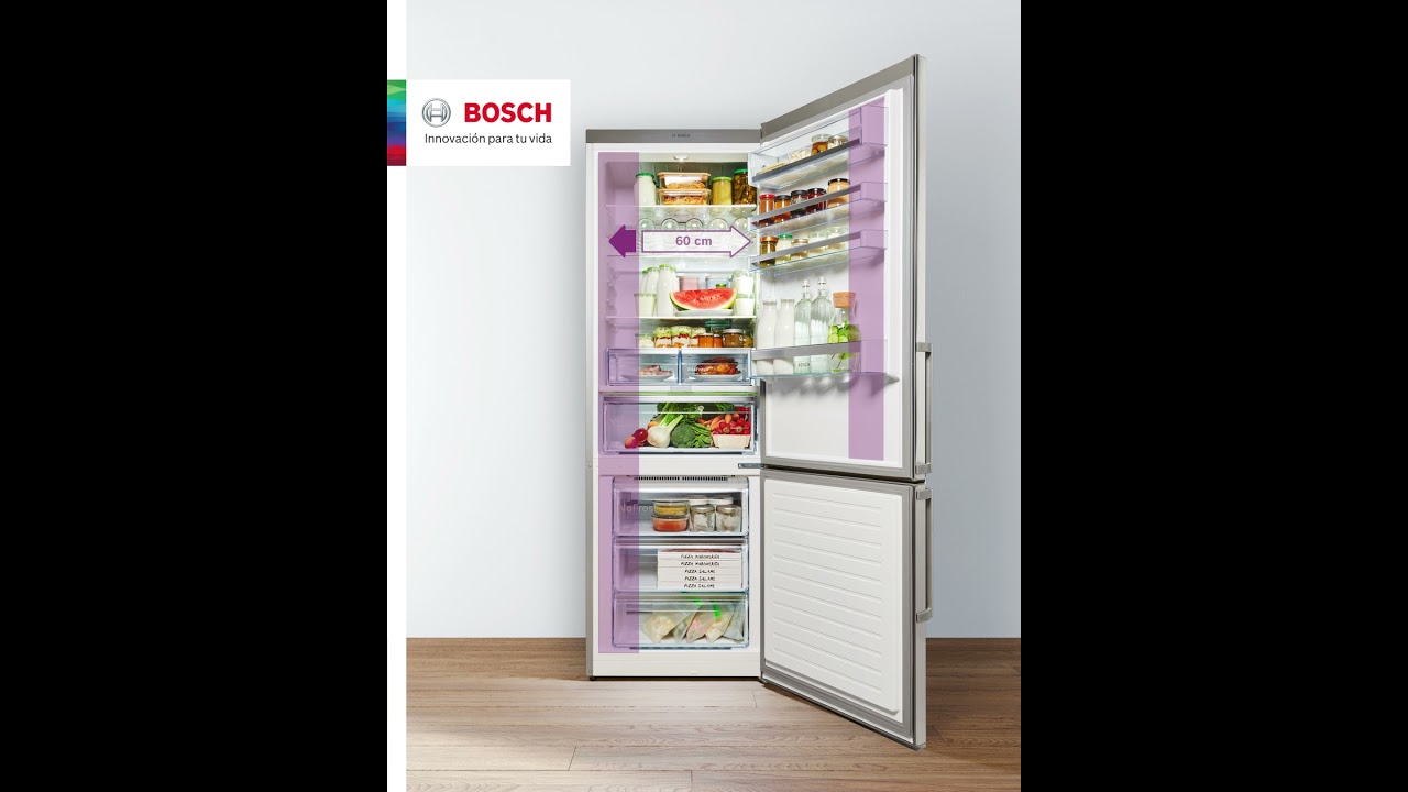 Frigoríficos XXL Bosch: 70 cm de ancho para tener mucho más espacio de  almacenamiento 