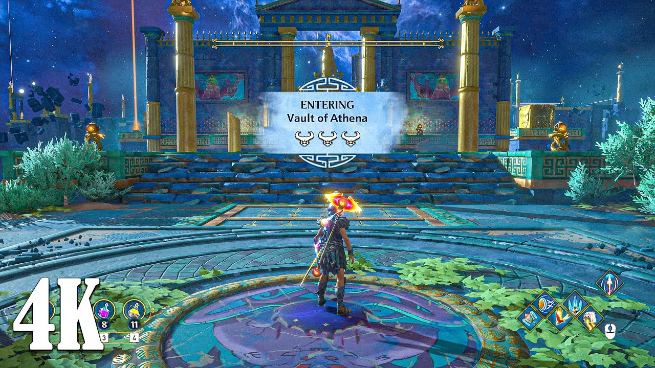 [IMMORTALS FENYX RISING] Vault Of Athena Full With Puzzle Cinematic