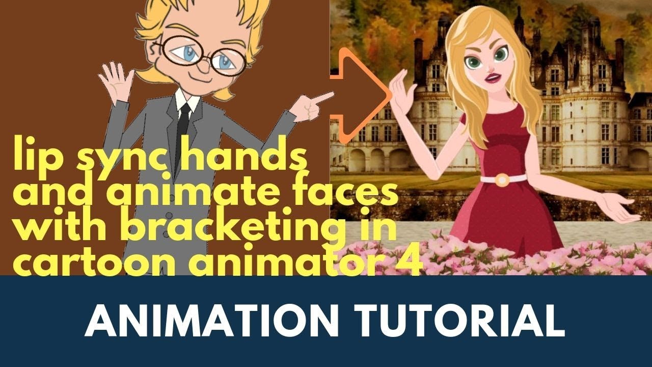 TET Animations: Tutorial: Lip Syncing Hands with Cartoon Animator 4