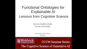 Dimitri Coelho Mollo:  "Functional Ontologies for Explainable Al: Lessons from Cognitive Science"