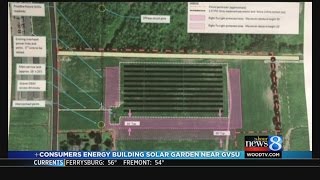 Consumers Energy, GVSU team up to create solar garden