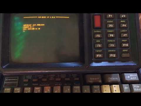 MDT9100 pipboy startup