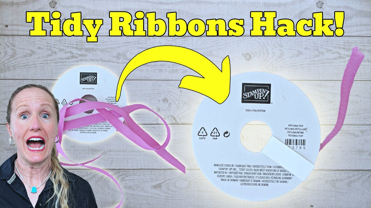 Organize Ribbons With This DIY Solution! • Sunny Day Stamping