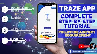 🔴(TAGLISH) EASY TRAZE APP REGISTER AND HOW TO USE AT THE AIRPORT | IS IT REQUIRED IN PH? screenshot 5