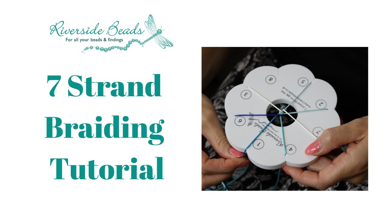 Урок по плетению косичек из 7 прядей