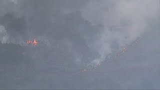 Fire crews battling large wildfire in Palo Pinto County