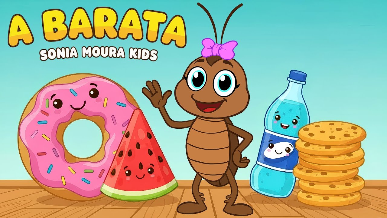 A Barata🪳– Música Infantil Divertida - Sonia Moura Kids