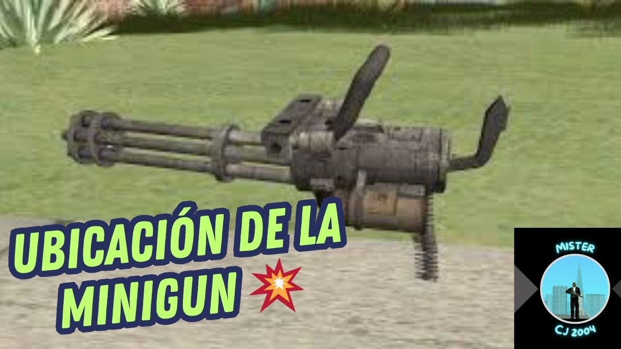 💥Encontrando La Minigun👊 Localizaciones De La Arma Más Poderosa Del GTA San Andreas 🗾5 Ubicaciones 🔥