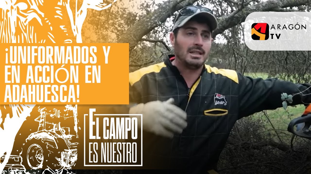 ¡Uniformados y en acción en Adahuesca!