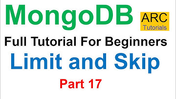MongoDB Tutorial For Beginners #17 - Limit and Skip in MongoDB