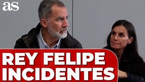 REY FELIPE, declaración tras INCIDENTES en PAIPORTA junto a LETIZIA y a  PEDRO SÁNCHEZ